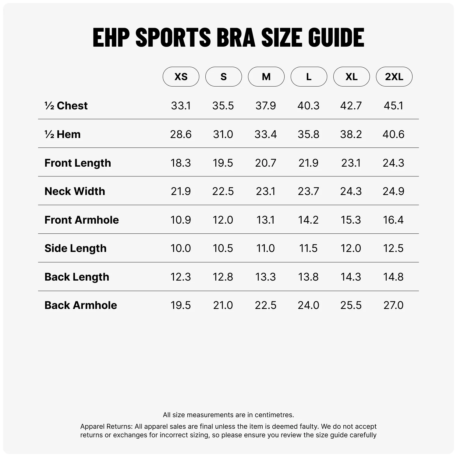 Black EHP Sports Bra - Image 5