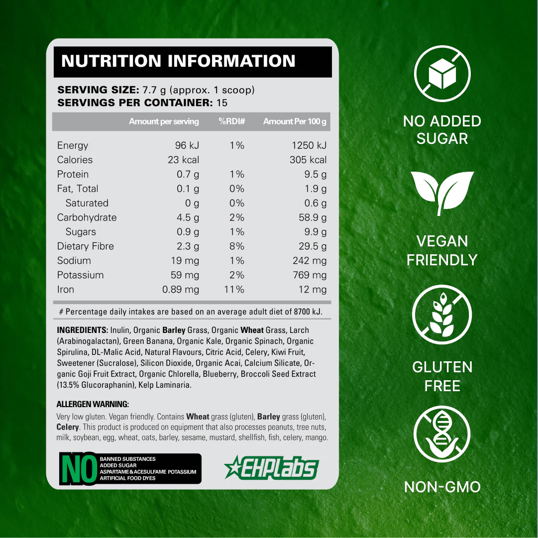 OxyGreens - Daily Super Greens Powder (15 Serves) - Image 3