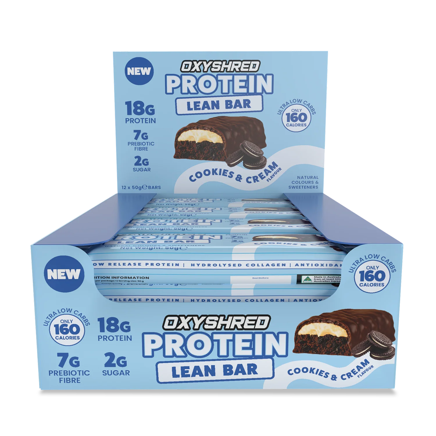 OxyShred Lean Protein Bars (12-Pack) - Image 8