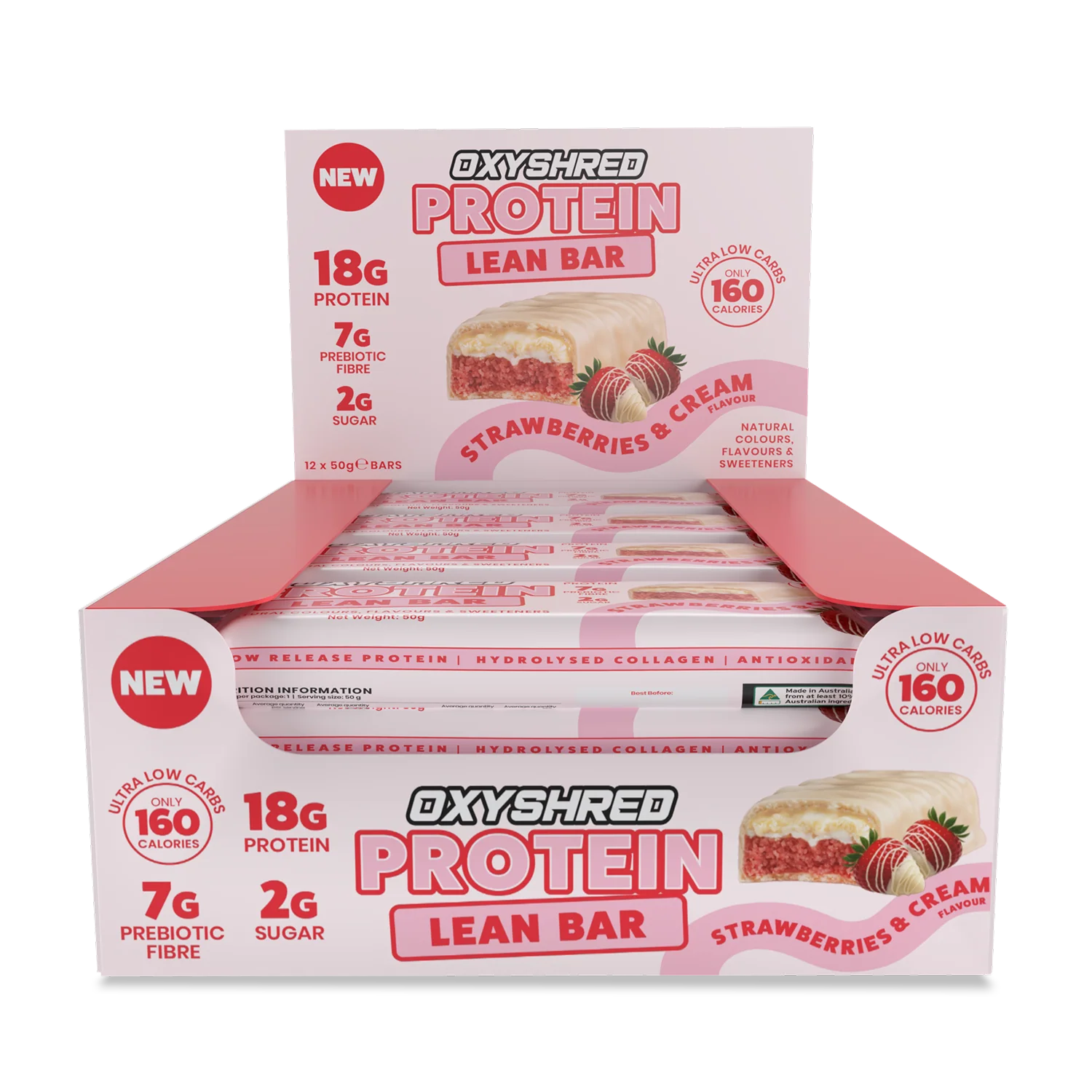 OxyShred Lean Protein Bars (12-Pack) - Image 9
